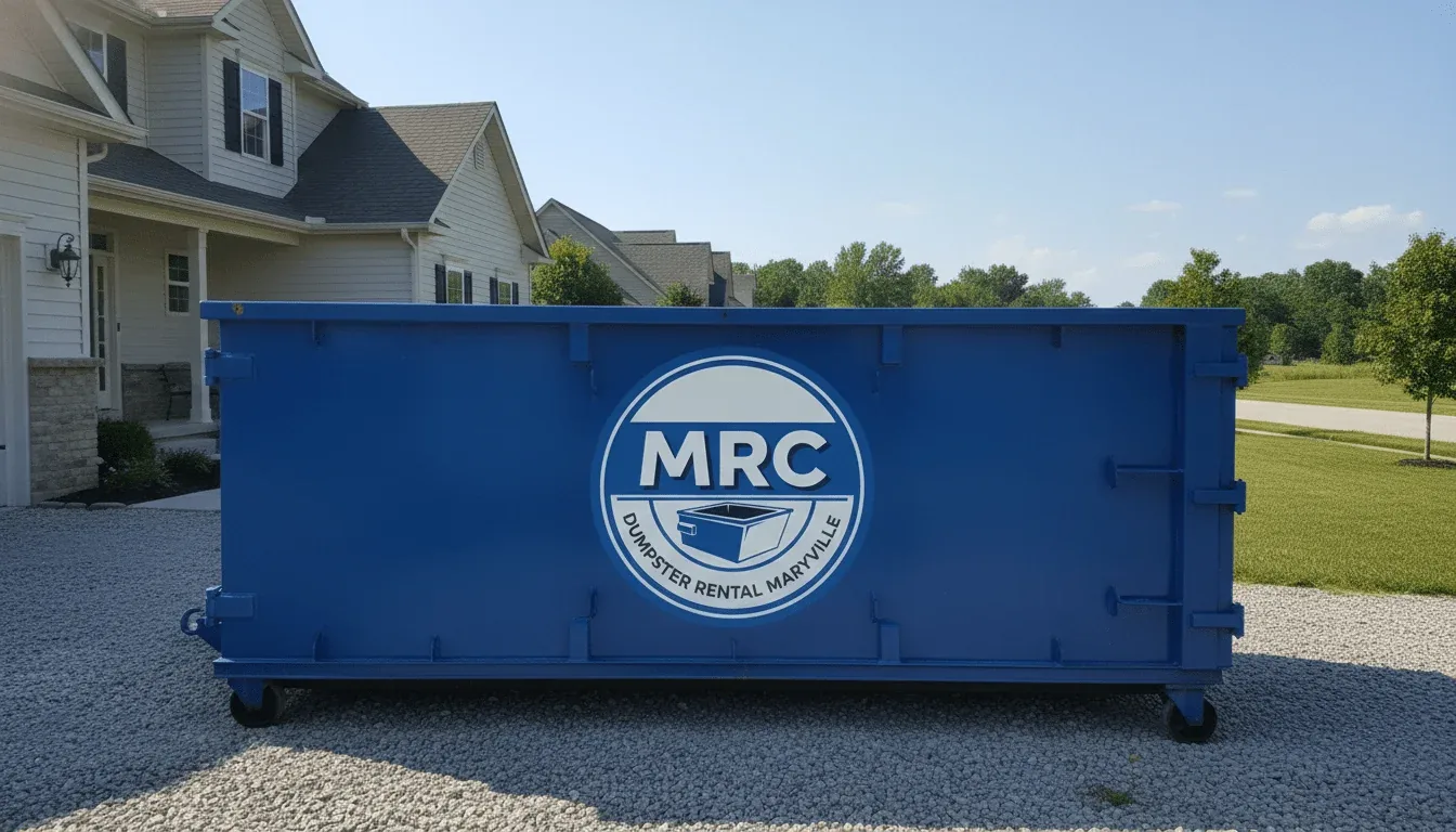 Roll-off dumpster delivered in Maryville, TN
